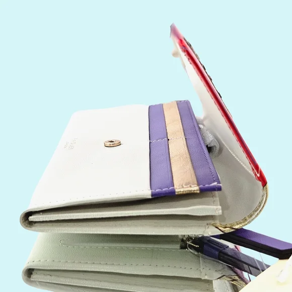 Radley London Wallet Leather Picture Party Pals Large Foldover Matinee Christmas - Picture 3 of 4